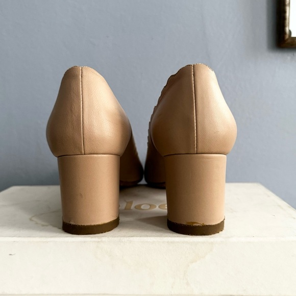 Chloe scalloped pumps size 38 - Picture 4 of 7